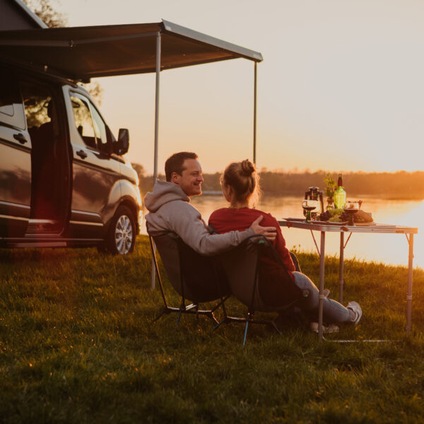 Motiv der Tourismuskampagne Rad- und Caravan 2022