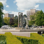 Springbrunnen im Stadtpark Dessau