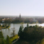 Gartenreich Wörlitzer Park aus der Panoramaperspektive.